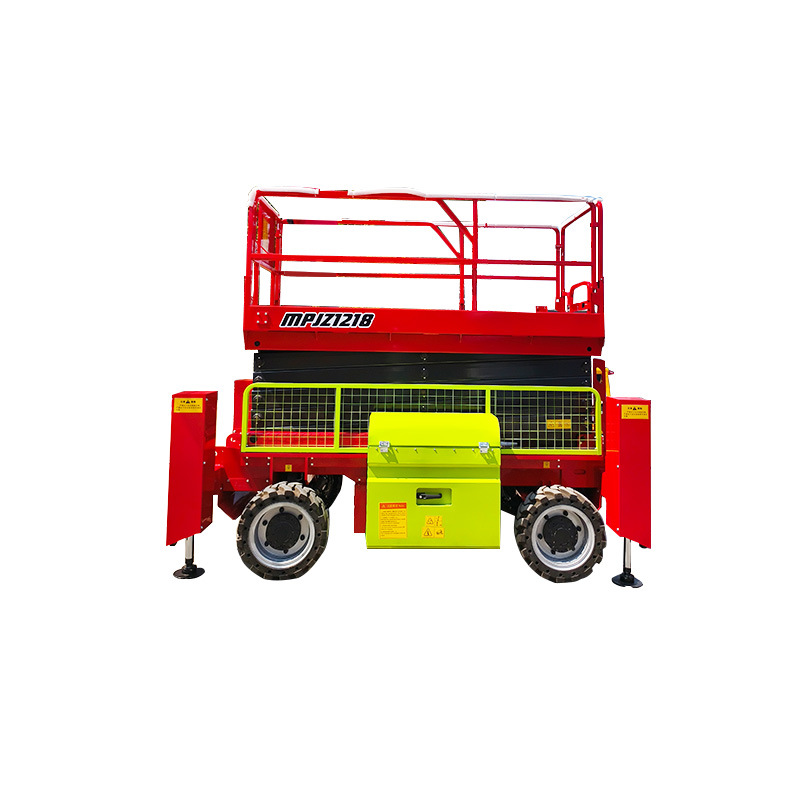 Factory direct supply cross-country scissor and type lifting platform scissor and full self-propelled electric hydraulic lifting platform small-scale