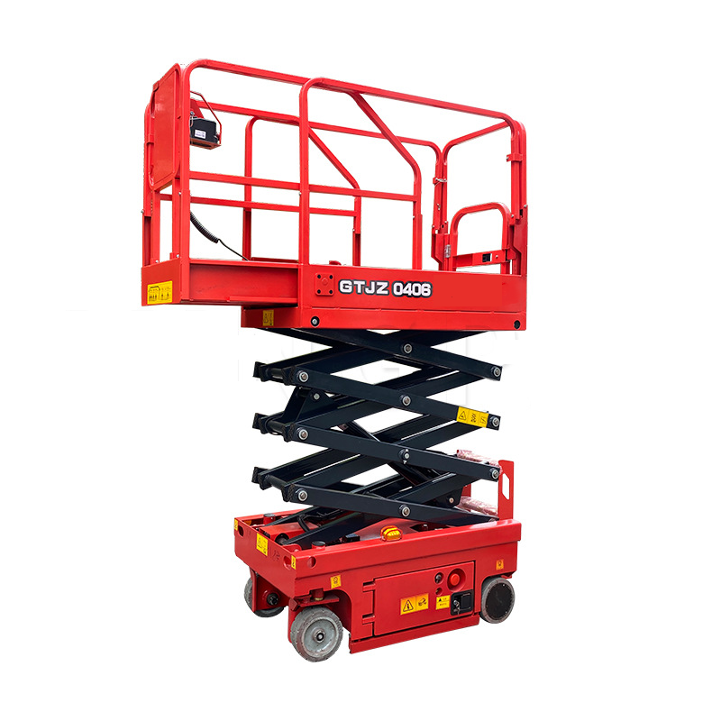 Self-propelled lift 4-meter electric drive hydraulic lift small mini aerial work vehicle fully self-propelled lift